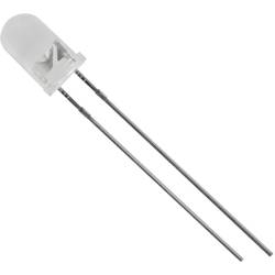 LED s vývody HuiYuan 5034R1C-DSD-D, typ čočky kulatý, 5 mm, 40 °, 20 mA, 4000 mcd, 2.1 V, červená