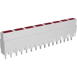 LED řádek 8nás. Signal Construct, ZALW 080, 9 mm, červená