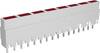 Signal Construct ZALW 080 LED série 8násobná červená (d x š x v) 40.8 x 3.7 x 9 mm