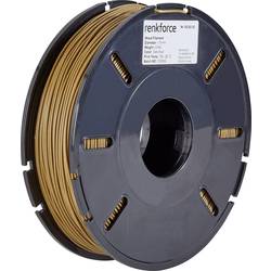 Vlákno pre 3D tlačiarne, Renkforce 01.04.10.5102, kompozit PLA, 1.75 mm, 500 g, drevo