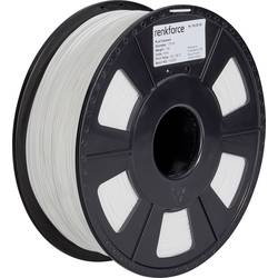 Vlákno pre 3D tlačiarne, Renkforce 01.04.01.1102, PLA plast , 1.75 mm, 1 kg, biela