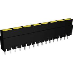 LED řádek 8nás. Signal Construct, ZALS 081, 9 mm, žlutá