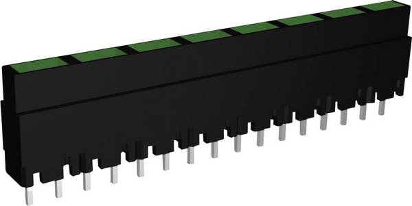 Signal Construct ZALS 082 LED série 8násobná zelená (d x š x v) 40.8 x 3.7 x 9 mm