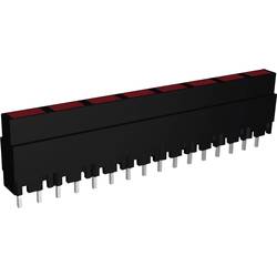 LED řádek 8nás. Signal Construct, ZALS 080, 9 mm, červená