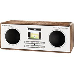 Internetové, DAB+, FM stolné rádio Albrecht DR 883 s Wi-Fi, drevo