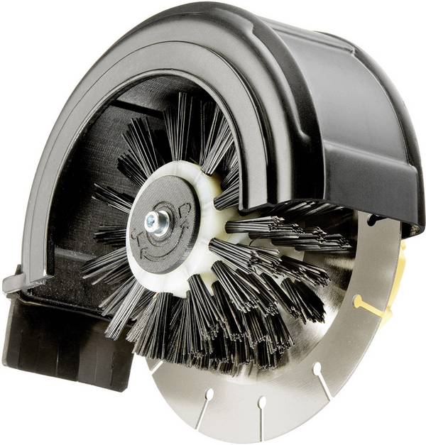 Gloria Haus und Garten 728964.0000 Cut&Brush 2-in-1 edge trimmer řezací nástavec na hrany s kartáčem  Nylon, pružinová ocel