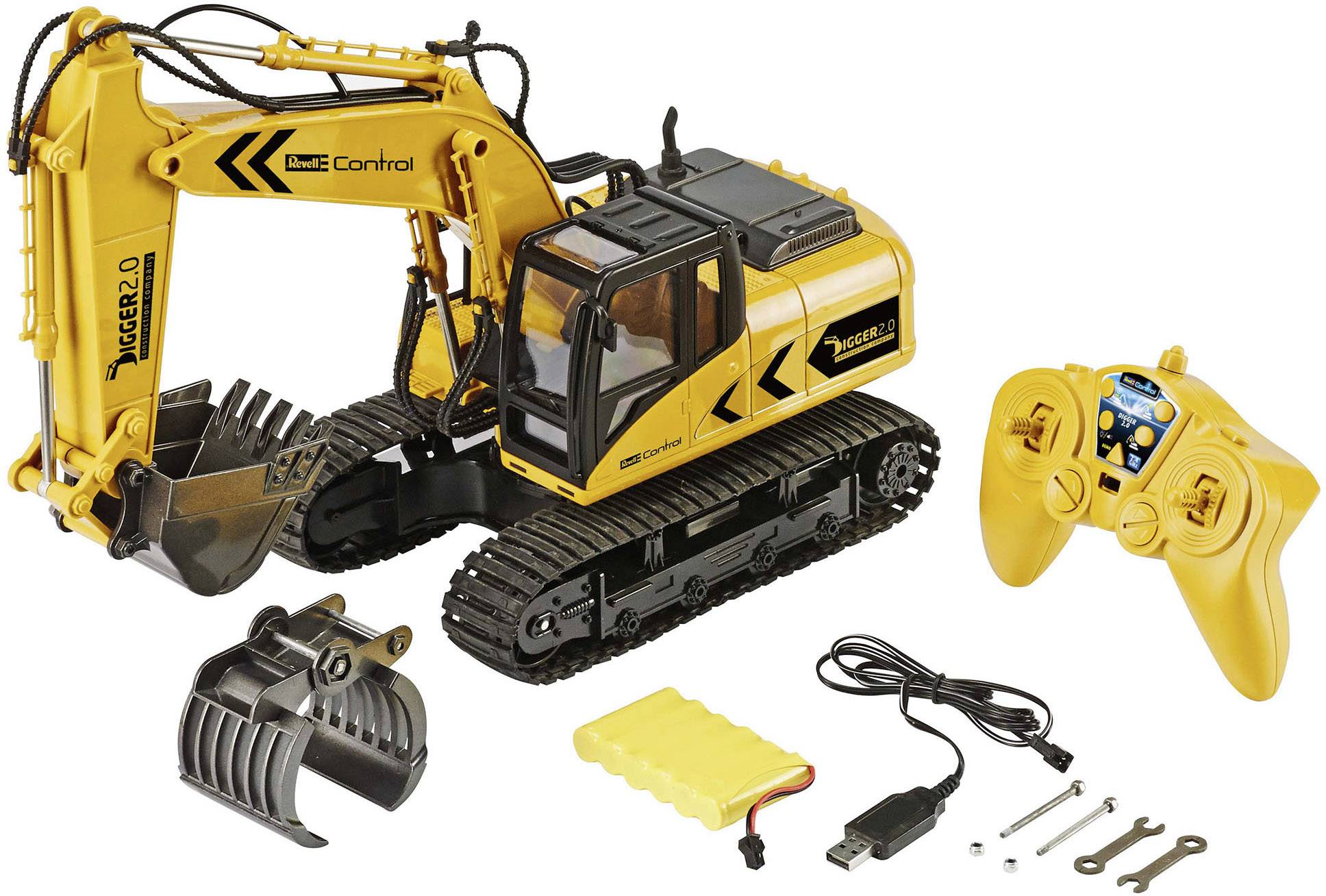 Rc Funkcni Model Pasovy Bagr Revell Control Digger 2 0 1 16