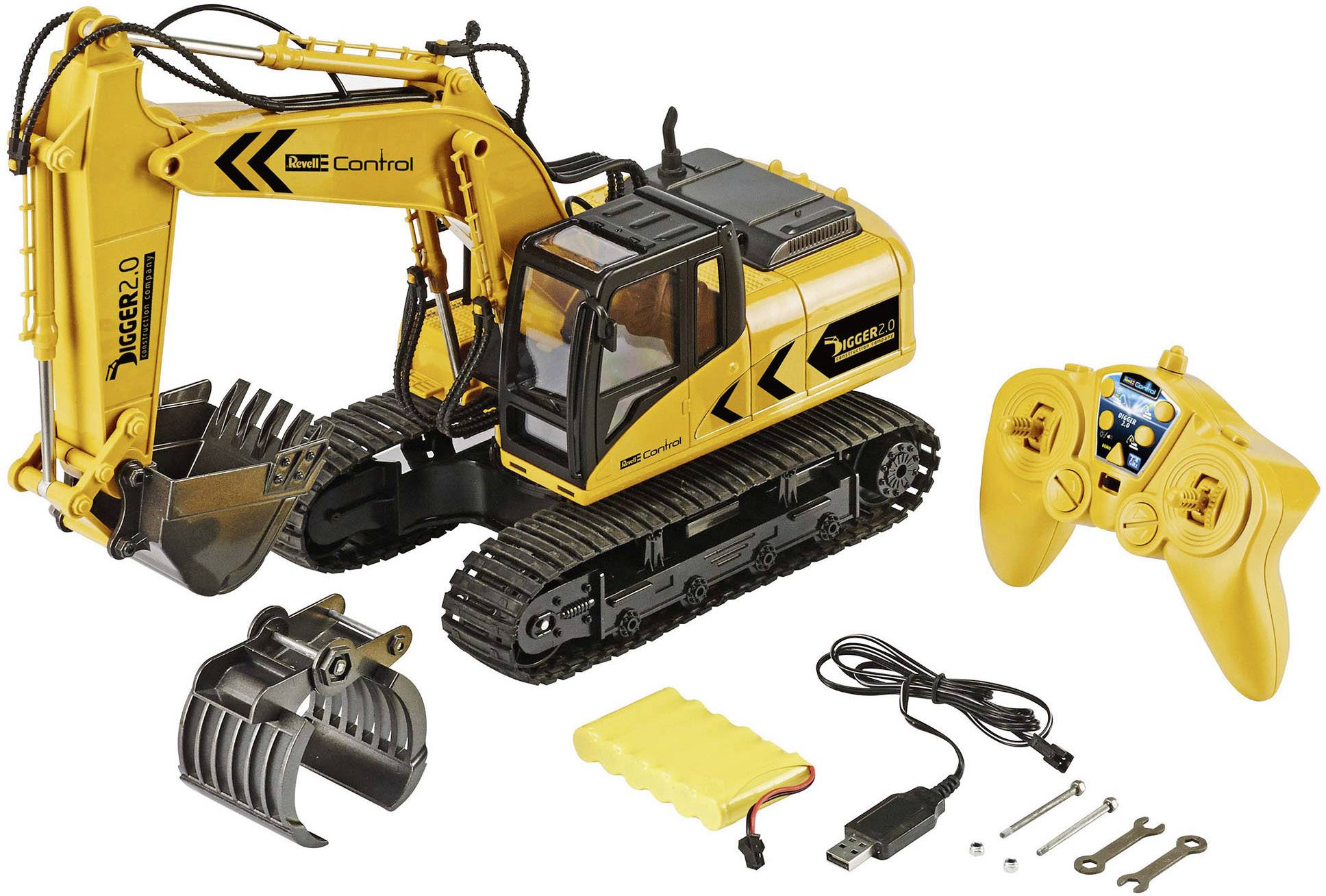 Revell Control Digger 2.0 1:16 RC funkční model stavební vozidlo ...