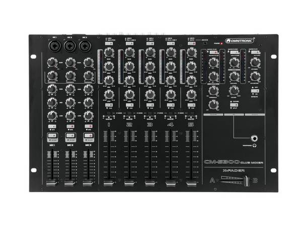 Omnitronic CM-5300 5kanálový DJ mixážní pult
