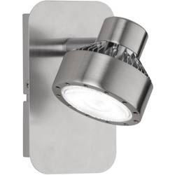 Nástěnný LED reflektor WOFI Local 4288.01.54.6000, 6 W, teplá bílá, niklová (matná), chrom