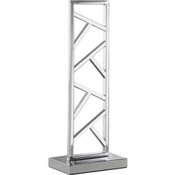 LED stolní lampa WOFI Fox 8578.01.64.6000, 7 W, teplá bílá, niklová (matná)