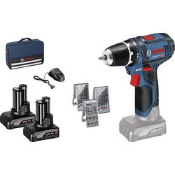Aku vrtací šroubovák Bosch Professional GSR 12V-15 0615990HV1, 12 V, 4 Ah, Li-Ion akumulátor