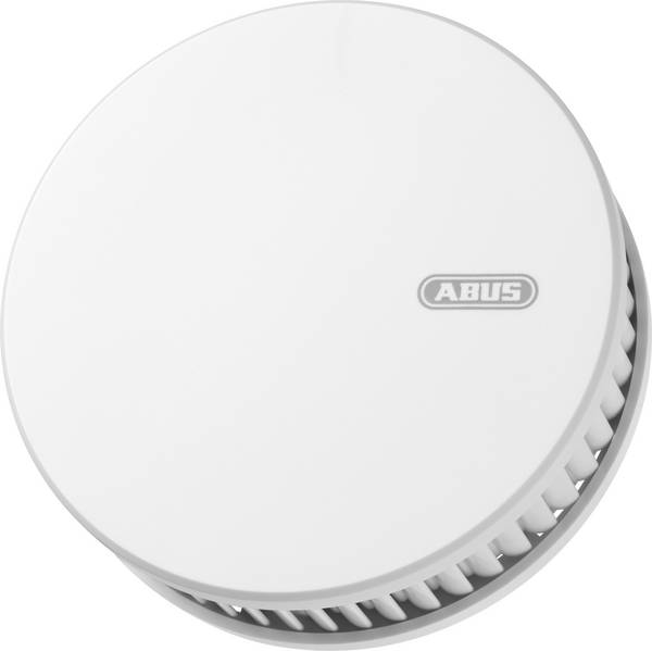 ABUS RWM450 bezdrátový detektor kouře a vysokých teplot   vč. baterie s životností 10 let, vč. magnetického upevnění, možnost vzájemného propojení na baterii (Ø x v) 10.5 cm x 4 cm