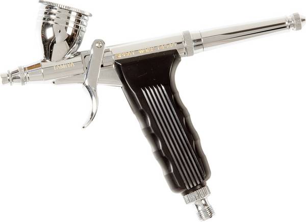 Tamiya HG Trigger 0,3 mm 7 ml double action pistole Airrbrush Ø trysky 0.3 mm