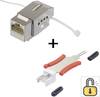 RJ45 vestavný modul Včetně nástroje pro odblokování Keystone CAT 6 Renkforce KSV10 + Tooling