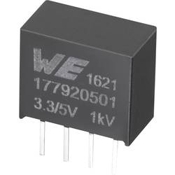 DC/DC měnič napětí do DPS Würth Elektronik 177920501, 3.3 V, 5 V, 0.2 A, 1 W, počet výstupů 1 x