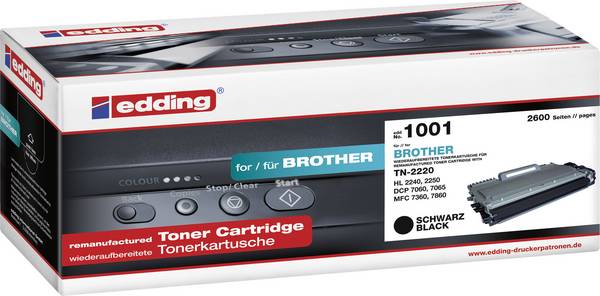 Edding Toner náhradní Brother TN-2210, TN-2220 kompatibilní  černá 2600 Seiten EDD-1001 18-1001