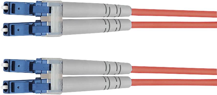 Telegärtner 100011327 optické vlákno optické vlákno kabel 2.00 m fialová [1x zástrčka LC - 1x zástrčka LC] 50/125 µ Multimode OM4