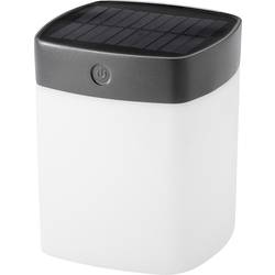 Solární stolní lampa 1 W teplá bílá Konstsmide Assisi 7806-302 šedá