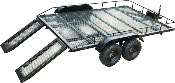 Amewi Amewi Trailer 1:10 Crawler, Raupenfahrzeug, 1:10, 2,2 kg  1:10 vozík pro crawler  přívěs  stavebnice