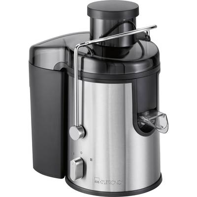 Clatronic AE3666 odšťavňovač, 400 W, černá, nerezová ocel, přímý vývod šťávy