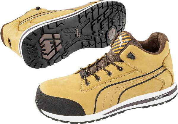 PUMA Dash Wheat Mid HRO SRC 633180-45  bezpečnostní obuv S3, velikost (EU) 45, béžová, hnědá, 1 ks
