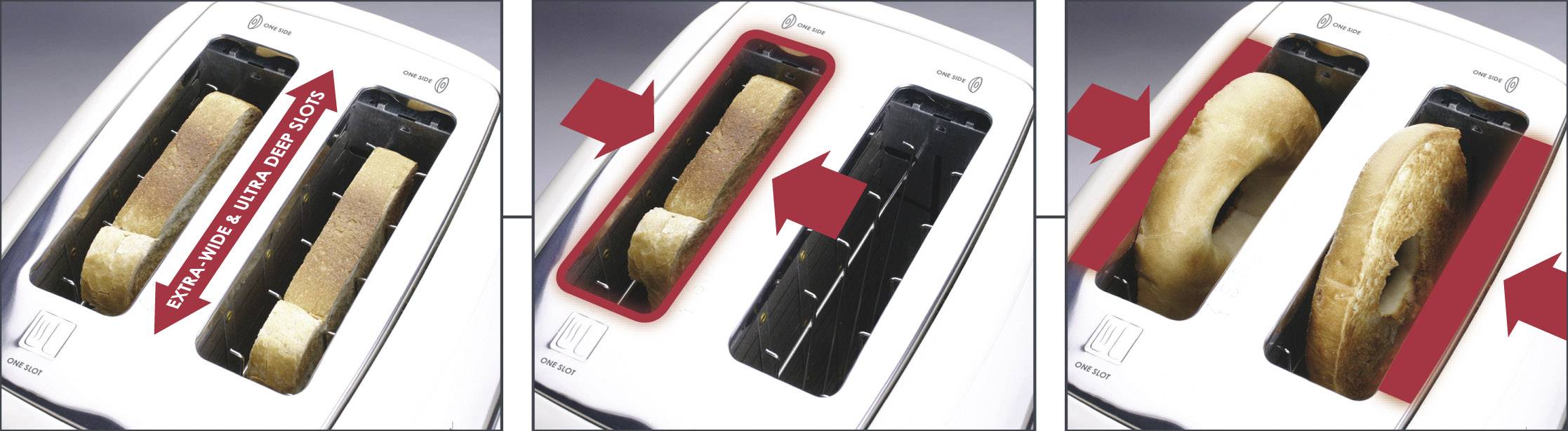 TKG Team Kalorik TKG TO 1014 KTO topinkovač kabelové připojení, s funkcí rozpékání baget, přepínatelné sloty, manuálně n-1