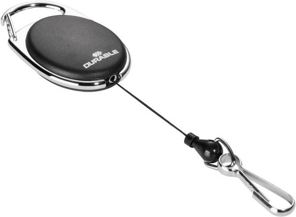 Durable JOJO STYLE - 8327 jojo pro držák dokladů pružný hákový čep černá 0.8 m  832701 1 ks