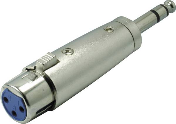 Kash XLR adaptér XLR zásuvka - jack zástrčka 6,3 mm stereo Pólů:3 1 ks