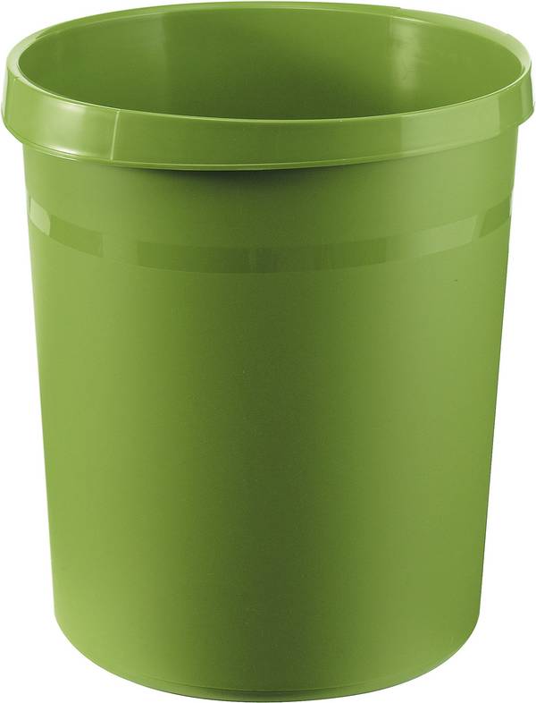 HAN GRIP 18190-05  odpadkový koš 18 l (Ø x v) 31.2 cm x 34.5 cm polypropylen zelená 1 ks