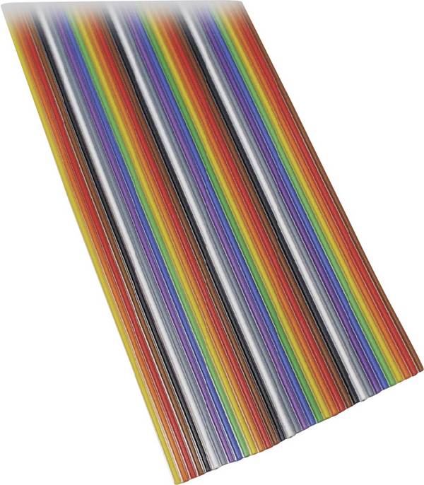 BKL Electronic 10120156/3 plochý kabel Rastr (rozteč): 1.27 mm 10 x 0.08 mm² barevná 3 m