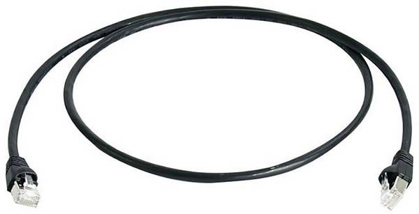 Telegärtner 100009134 RJ45 síťové kabely, propojovací kabely CAT 6A S/FTP 15.00 m černá samozhášecí 15 m