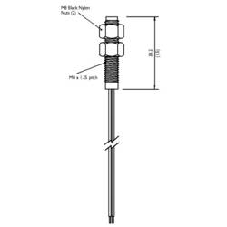 Jazyčkový kontakt TE Connectivity Sensor PS 811, 1 spínací, 100 V/DC, 250 V/AC, 1 A, 10 W