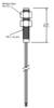 TE Connectivity Sensor 87711-000 PS 811, jazýčkový kontakt, 1 spínací kontakt, 100 V/DC, 250 V/AC, 1 A, 10 W