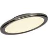 LED koupelnové stropní světlo Brilliant Neptun G94487/13, 23 W, teplá bílá, železo