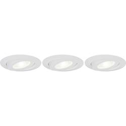 Brilliant G94683/05 Nodus LED vestavné koupelnové svítidlo sada 3 ks 12 W neutrálně bílá bílá