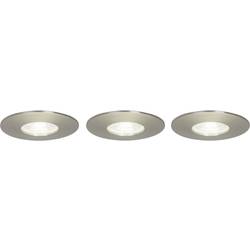 Brilliant G94681/13 Nodus LED vestavné koupelnové svítidlo sada 3 ks 12 W železo