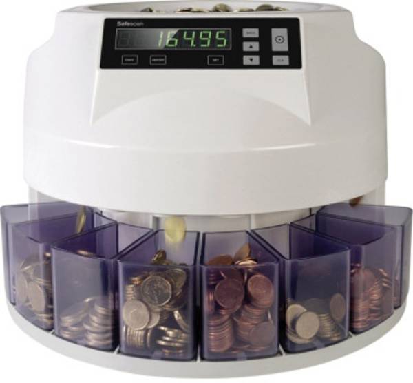 Safescan 1250 počítač peněz na EURO mince