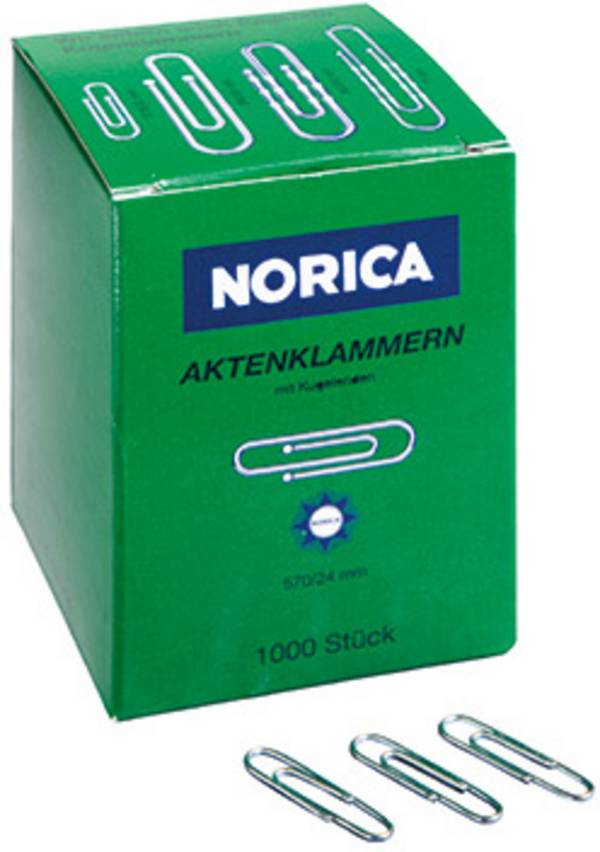 NORICA kancelářská sponka 1554468 24 mm stříbrná 1000 ks