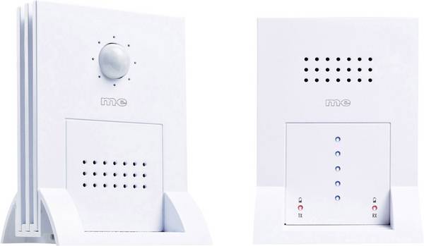 m-e modern-electronics hlásič průchodu DGF-300  bílá  s detektorem pohybu  41058