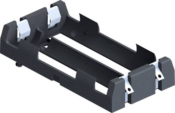Keystone Electronics 1047 bateriový držák 2x 18650 pájený konektor (d x š x v) 77 x 40 x 15 mm