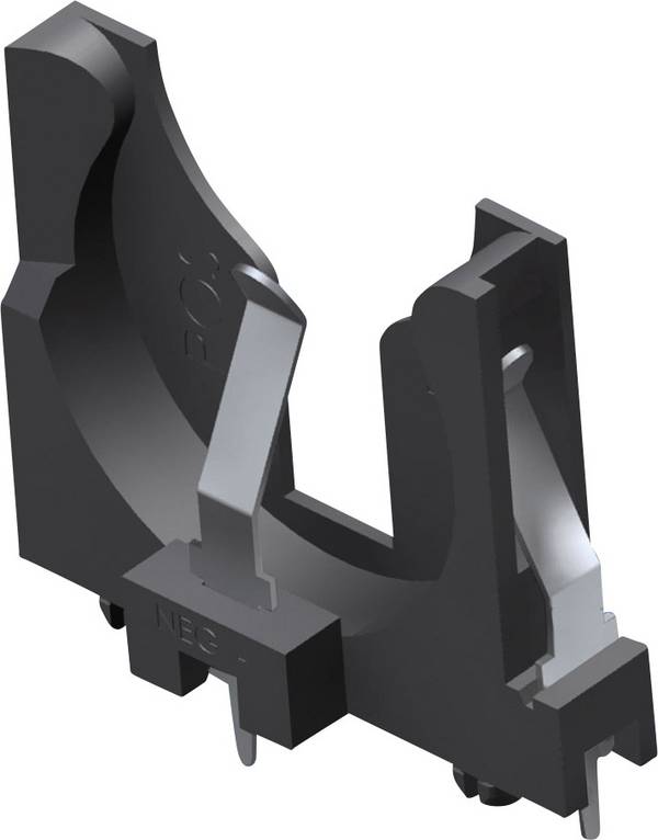 Keystone Electronics 1068 držák knoflíkových baterií 1x CR 2450 vertikální, montáž THT (š x v x h) 31.88 x 26.09 x 5.89 mm