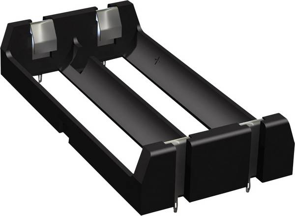 Keystone Electronics 1049 bateriový držák 2x 18650 montáž THT (d x š x v) 77 x 40 x 15 mm