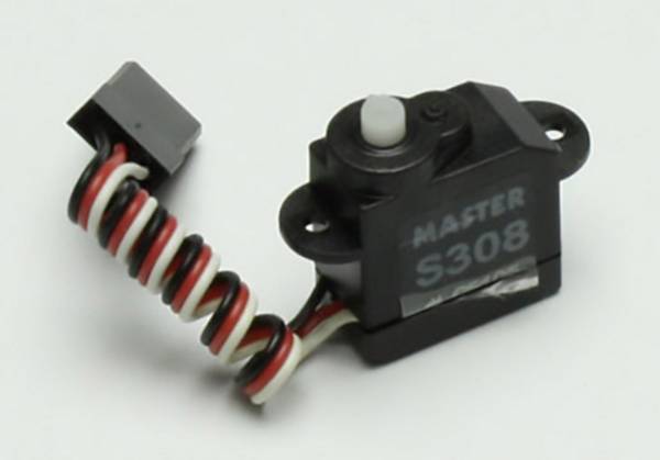 Master Modellbau micro servo S308 analogové servo Materiál převodovky: plast Zásuvný systém: uni (Graupner/JR/Futaba)