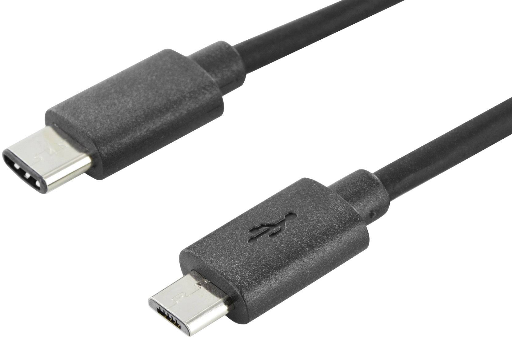 Dva černé USB-C kabely leží vedle sebe rovnoběžně. Oba konce kabelů jsou stříbrné s černým lemováním. Jsou vhodné pro přenos dat a nabíjení.