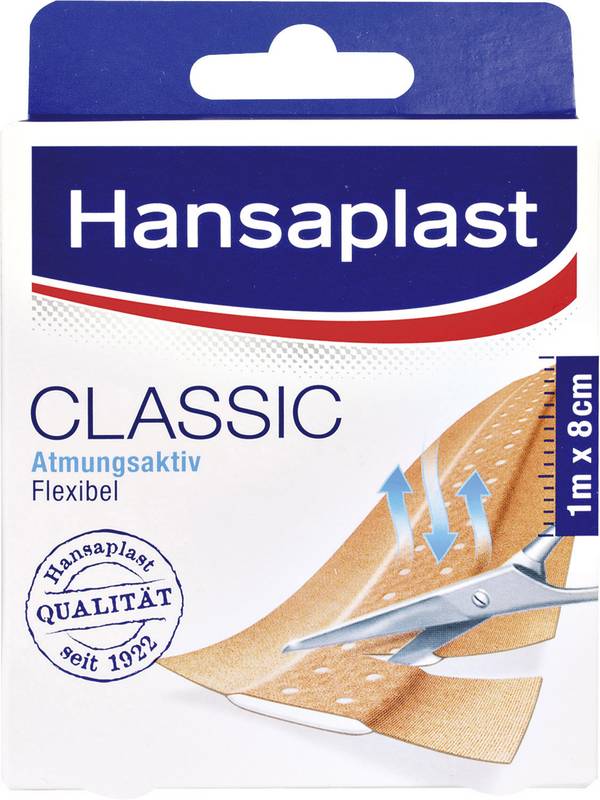 Hansaplast 1556519 Standardní Náplast Hansaplast CLASSIC (d x š) 1 m x 8 cm