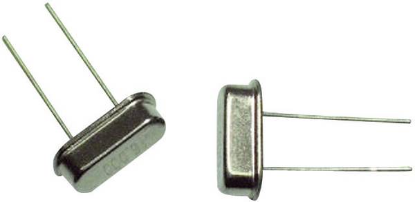 EuroQuartz Křemenný oscilátor; QUARZ HC49/US HC49/4H  16.384 MHz 18 pF (Ø x v) 0.43 mm x 3.5 mm 1 ks