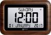 Geemarc 1558323 Quartz rádiové hodiny dřevo