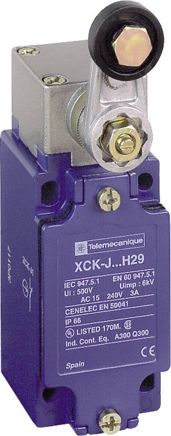 Telemecanique XCKJ10511H29 XCKJ10511H29 koncový spínač   páka s rolnou/simulovanou rolnou  IP66 1 ks