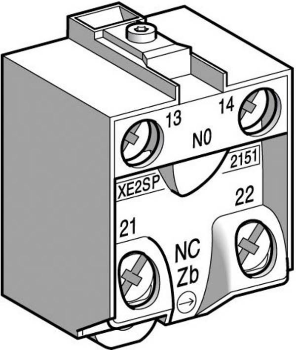 Telemecanique XE2SP2151 pomocný spínač  1 spínací kontakt, 1 rozpínací kontakt  kontaktní těleso  1 ks Piece